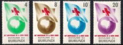 Burundi 1963 - Centenary of International Red Cross (4)