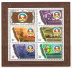 Burundi 1987 - Great Lake Nations Economic Community Souvenir sheet of 5+label