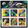 Burundi 1972 - Conquest of space (Souvenir sheet of 6)