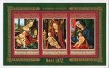 Burundi 1972 - Christmas postage stamps 1972 - Paintings souvenir sheet 65B