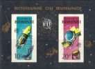 Burundi 1965 - Cent. of the ITU, satellites Souvenir Sheet B