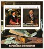 Burundi 1974 - Paintings, International Letter Writing Week Souvenir sheet of 2 Burundi 1974 - Paintings, International Letter Writing Week Souvenir sheet of 2
