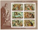 Burundi 1975 - Paintings from Sistine Chapel Souvenir sheet of 6, 86 A Burundi 1975 - Paintings from Sistine Chapel Souvenir sheet of 6, 86 A