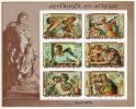 Burundi 1975 - Paintings from Sistine Chapel Souvenir sheet of 6, 86 A