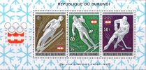 Burundi 1976 - Winter Olympic Games, Innsbruck Souvenir sheet Burundi 1976 - Winter Olympic Games, Innsbruck Souvenir sheet