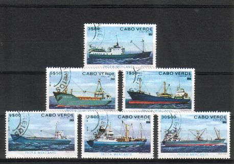 Cape Verde 1980 - Freight ships (6)