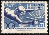 Chile 1971 - Underwater Fishing 2.35 Chile 1971 - Underwater Fishing 2.35
