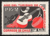 Chile 1972 - Tourism Year of the Americas 1.15 Chile 1972 - Tourism Year of the Americas 1.15