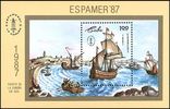 Kuuba 1987 - ESPAMER 87, La Coruna port, Souvenir Sheet