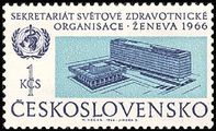 Tsekkoslovakia 1966 - WHO Headquarter opening