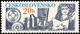 Tsekkoslovakia 1979 - Anniversary of the Slovak Technical University