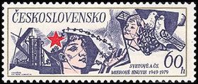 Tsekkoslovakia 1979 - Anniversary of the World Peace Movement