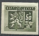 Tsekkoslovakia 1945 - Coat of Arms Bratislava-issue 50h