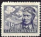Tsekkoslovakia 1946 - Airmail - František Novák 16k