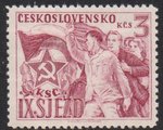 Tsekkoslovakia 1949 - Congress of the Communist Party 3 k