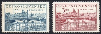 Tsekkoslovakia 1950 - Stamp Exhibition, Prague (2)