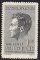 Tsekkoslovakia 1951 - Julius Fučík (1903-1943), Czech author 1.50