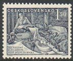 Tsekkoslovakia 1952 - Miners Day 1,50 Miner with conveyor