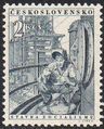 Tsekkoslovakia 1953 - Buildings of Socialism 2,00 - Construction