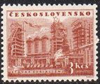 Tsekkoslovakia 1953 - Buildings of Socialism 3,00 - Steel works