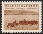 Tsekkoslovakia 1953 - Agriculture 1,50 - Tractor