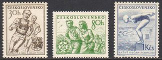 Tsekkoslovakia 1954 - Sports (3)