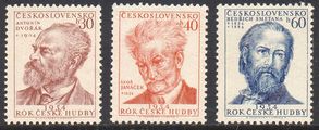 Tsekkoslovakia 1954 - Year of Czech Music (3)