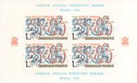 Tsekkoslovakia 1978 - Anniversaries Miniature Sheet
