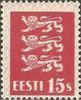 Estonia 1935 - Coat of arms 15s carmine red