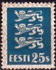 Eesti, Viro 1935 - Coat of arms 25s blue Eesti, Viro 1935 - Coat of arms 25s blue