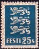 Eesti, Viro 1935 - Coat of arms 25s blue