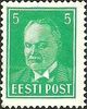 Eesti, Viro 1936 - Konstantin Päts (1874-1956), president - 5s blue green Eesti, Viro 1936 - Konstantin Päts (1874-1956), president - 5s blue green