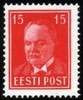 Eesti, Viro 1937 - Konstantin Päts (1874-1956), president - 15s red Eesti, Viro 1937 - Konstantin Päts (1874-1956), president - 15s red
