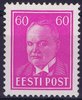 Estonia 1936 - Konstantin Päts (1874-1956), president - 60s Magenta