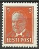 Eesti, Viro 1940 - Konstantin Päts (1874-1956), president - 3s orange Eesti, Viro 1940 - Konstantin Päts (1874-1956), president - 3s orange