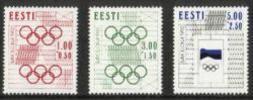 Eesti, Viro 1992 - 1992 Summer Olympics, Barcelona FDC (3 covers) Eesti, Viro 1992 - 1992 Summer Olympics, Barcelona FDC (3 covers)