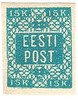 Eesti, Viro 1918 - Flower design 15k Eesti Post Eesti, Viro 1918 - Flower design 15k Eesti Post
