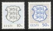 Eesti, Viro 1993 - National Coat of Arms (2)