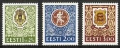 Eesti, Viro 1994 - Estonian Song Festival, 125th anniv. Festival badges (3) Eesti, Viro 1994 - Estonian Song Festival, 125th anniv. Festival badges (3)