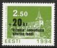 Eesti, Viro 1994 - Christmas postage stamps 1994 - 2,50 + 20kr overprint