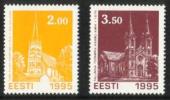 Estonia 1995 - Christmas postage stamps 1995 - Churches (2)