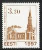 Eesti, Viro 1997 - Christmas postage stamps 1997 - St. Anne’s, Halliste Eesti, Viro 1997 - Christmas postage stamps 1997 - St. Anne’s, Halliste