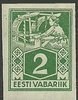 Eesti, Viro 1922 - Weaver 2 mk Imperf.