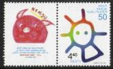 Eesti, Viro 2002 - Estonian Puppet Theater, 50th Anniv + label Eesti, Viro 2002 - Estonian Puppet Theater, 50th Anniv + label