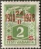 Eesti, Viro 1928 - Weaver 2s/2m Surcharged in New Currency