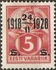 Eesti, Viro 1928 - Smith 5s/5m Surcharged in New Currency Eesti, Viro 1928 - Smith 5s/5m Surcharged in New Currency