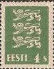 Eesti, Viro 1929 - Coat of arms 4s green Eesti, Viro 1929 - Coat of arms 4s green