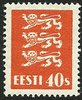 Eesti, Viro 1929 - Coat of arms 40s orange