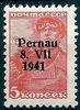 Estonia 1941 - Pernau Overprint type II on Russian stamp 5 kop Estonia 1941 - Pernau Overprint type II on Russian stamp 5 kop