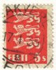 Eesti, Viro 1928 - Coat of arms 5s red - Rakvere 17.I.35